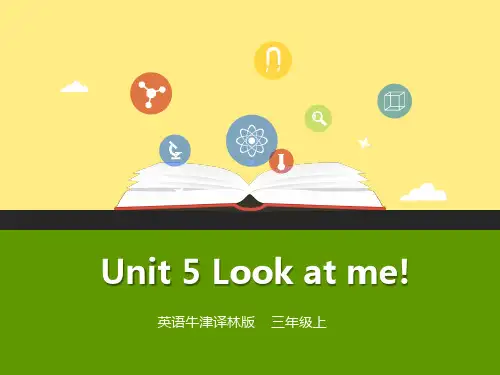 牛津译林版三年级上册Unit 5 Look at me! 【一】  课件