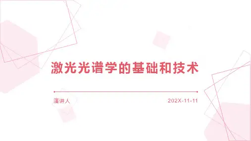激光光谱学的基础和技术PPT模板