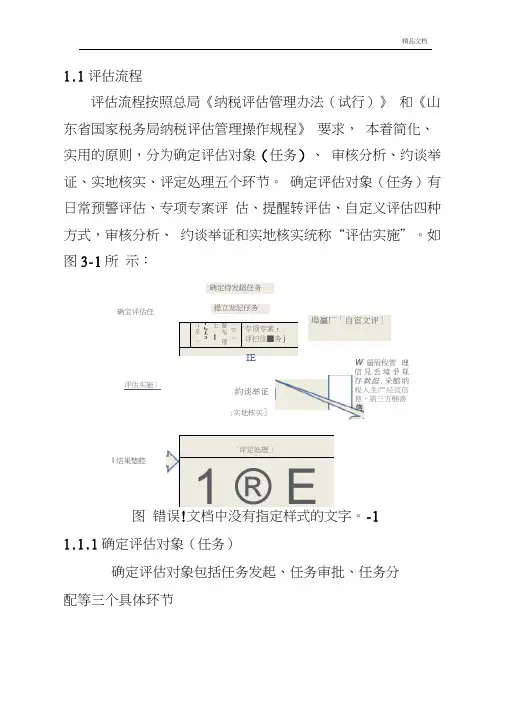 纳税评估流程(通用)