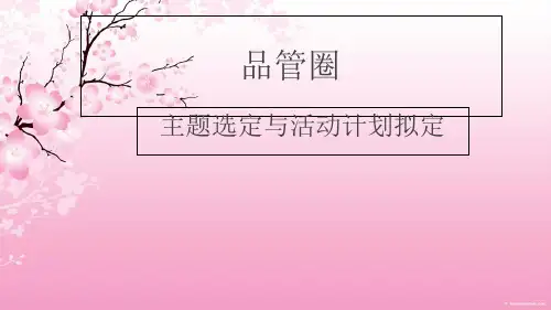 品管圈主题选定.共28页PPT资料