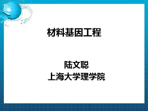 《材料基因工程》PPT课件