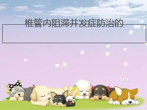 椎管内麻醉并发症防治专家共识