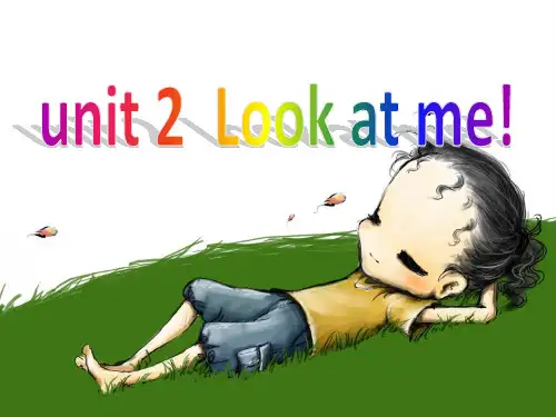 pep三年级英语 unit3 Look at me第六课时课件