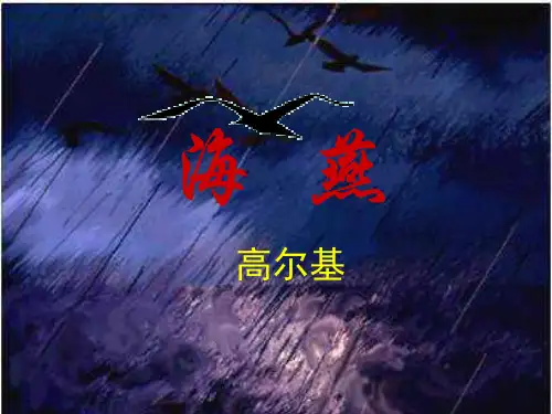 高尔基《海燕》ppt课件(20页)