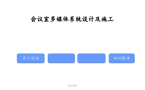 会议室音视频系统设计方案全面版ppt课件