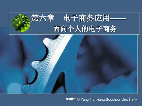 苏州大学电子商务第三章PPT课件