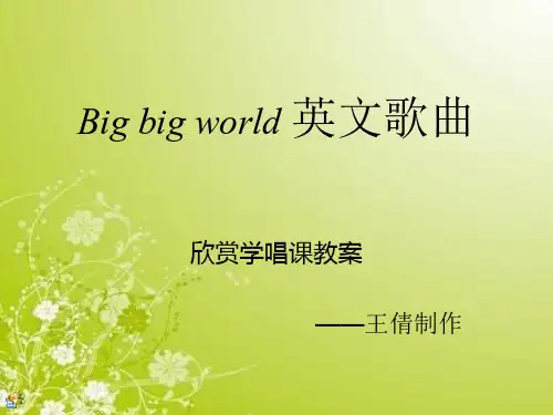 big big word 课件