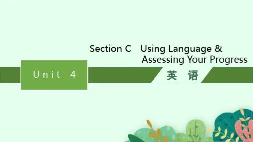 人教版高中英语选择性必修第四册精品课件 Unit 4 SHARING Section C