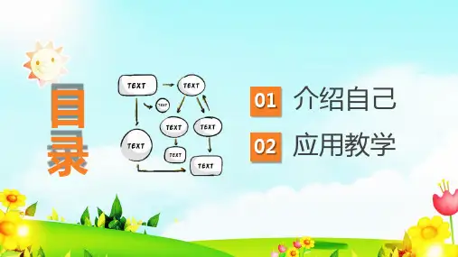 卡通风儿童思维导图教学课件