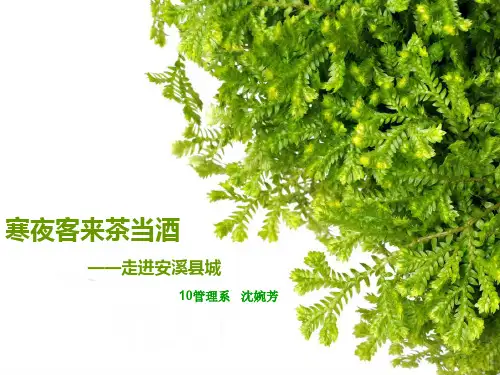 安溪旅游资料