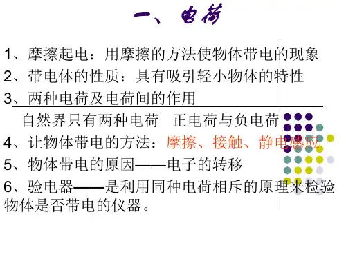人教版九年级物理全册第十五章电流和电路课件(共69张PPT)