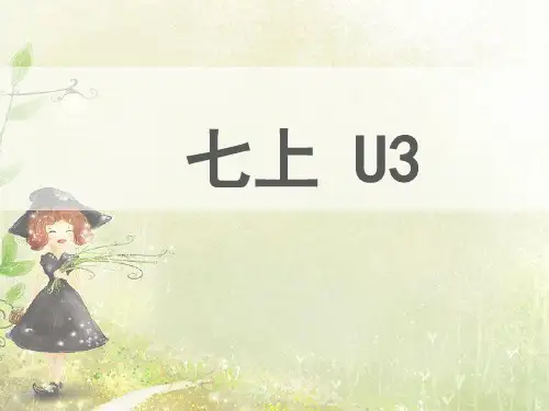 仁爱版英语7年级上册复习课件：七上Unit 3