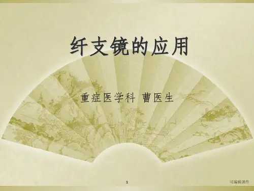 纤支镜灌洗治疗ppt课件