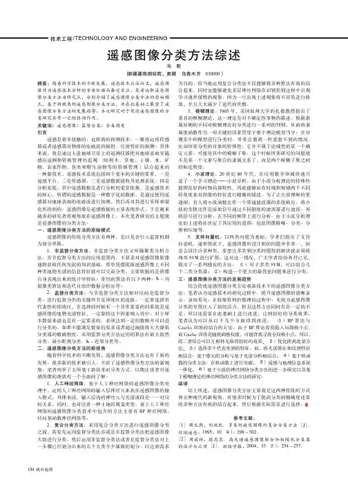 遥感图像分类方法综述