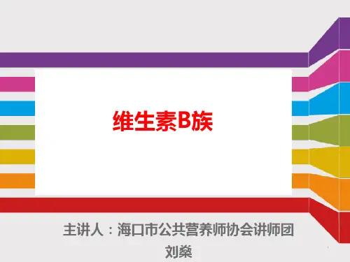 维生素B族PPT课件