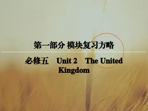 创新大课堂2018届高三英语新课标一轮复习课件：第1部分 必修5 Unit 2