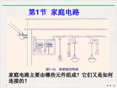 19.1家庭电路-人教版物理九年级全一册PPT实用课件