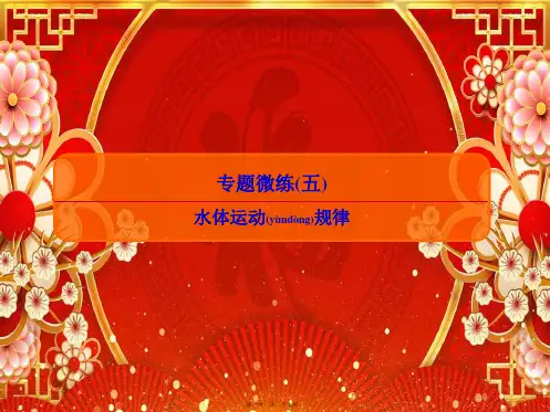 高考地理二轮复习专题微练5水体运动规律课件高三全册地理课件
