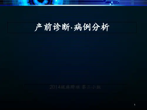 第二组产前诊断  ppt课件