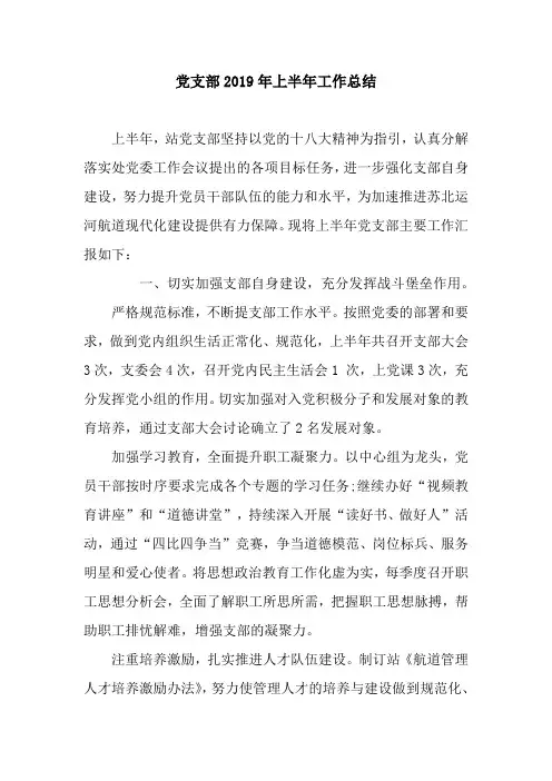 党支部2019年上半年工作总结_3