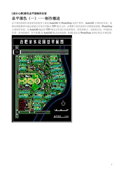 彩色总平面图制作(完美版)