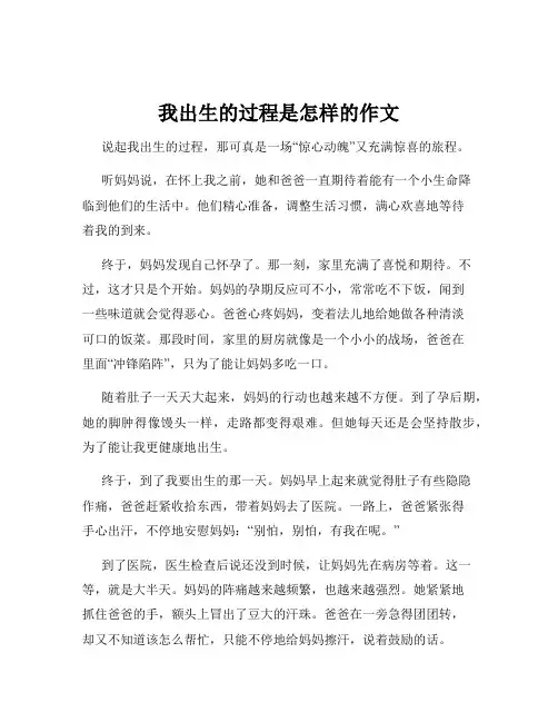 我出生的过程是怎样的作文