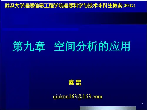 第九章_空间分析的应用
