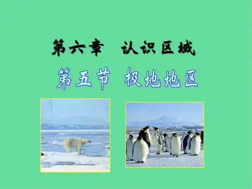 八年级地理下册极地地区课件中图版