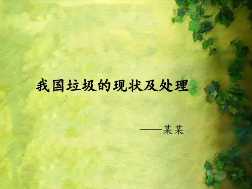 垃圾处理方式优缺点