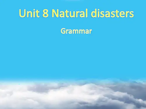 牛津译林英语 八年级上册Unit8Grammar (共38张PPT)