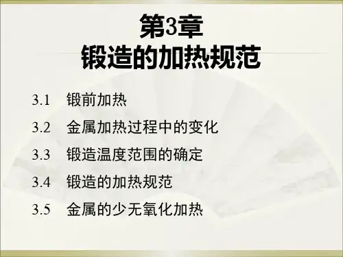 第3章锻造的加热改