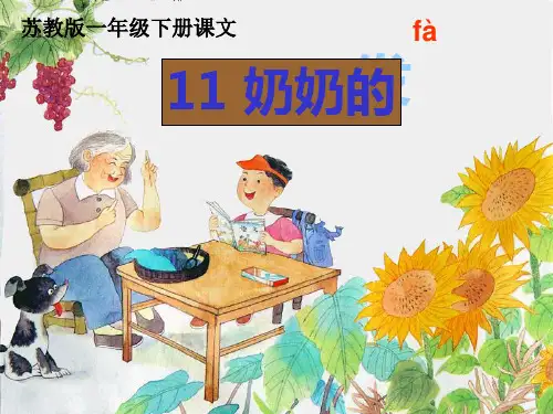 11《奶奶的白发》第二课时精品PPT课件