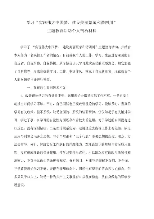2013中国梦剖析材料