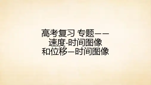 高考复习专题——速度-时间图像