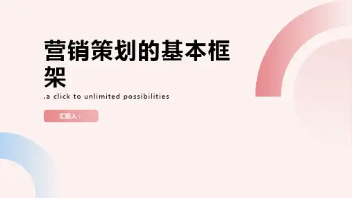 营销策划的基本框架