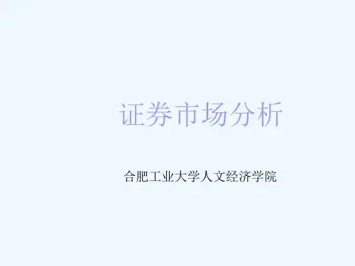 第二章有价证券的投资价值分析