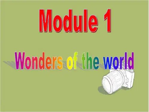 新外研版九级英语上册Module 1 Unit 3课件