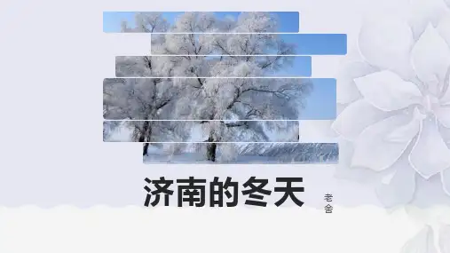 第2课《济南的冬天》课件(共28张PPT)语文七年级上册