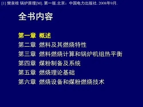 锅炉原理-2010-01-概述.