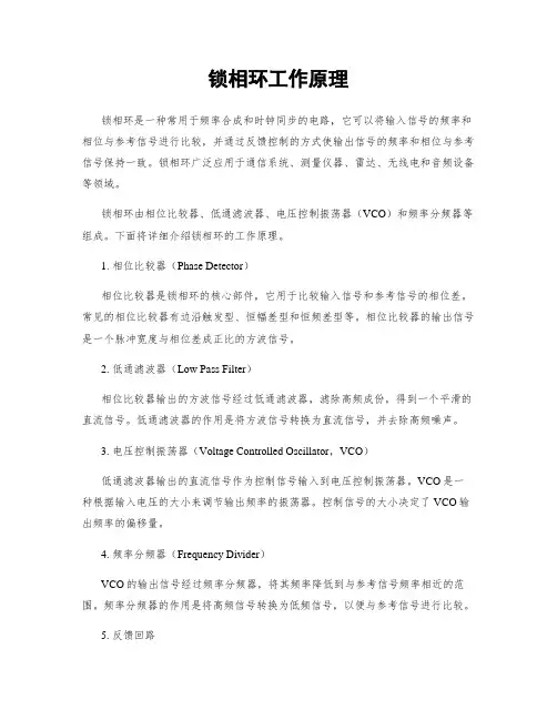 锁相环工作原理