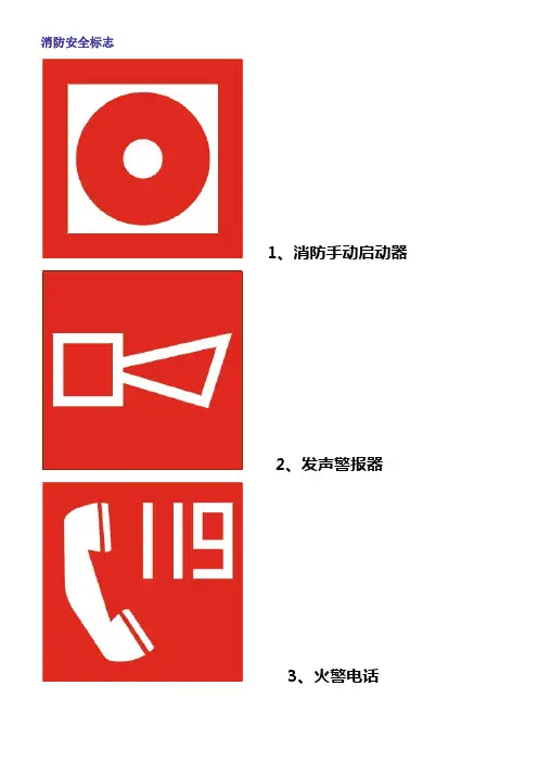 (消防培训)消防标志