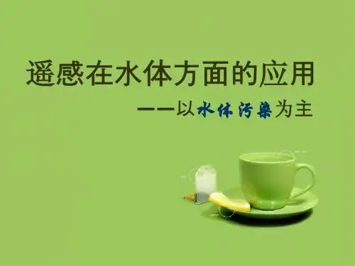 遥感在水体方面的应用
