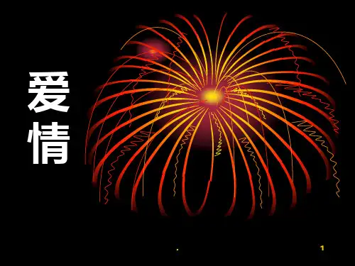 大学生心理学之爱情PPT课件