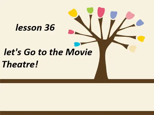冀教七年级英语上册 Unit 6 Lesson 36 课件(共17张PPT)