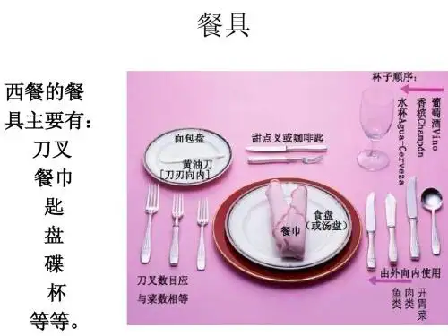 餐具 演示文稿