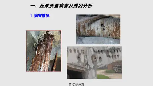 后张法预制梁孔道压浆质量控制研究PPT课件