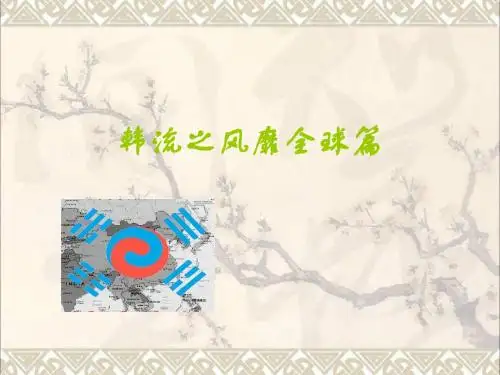 PPT韩流2