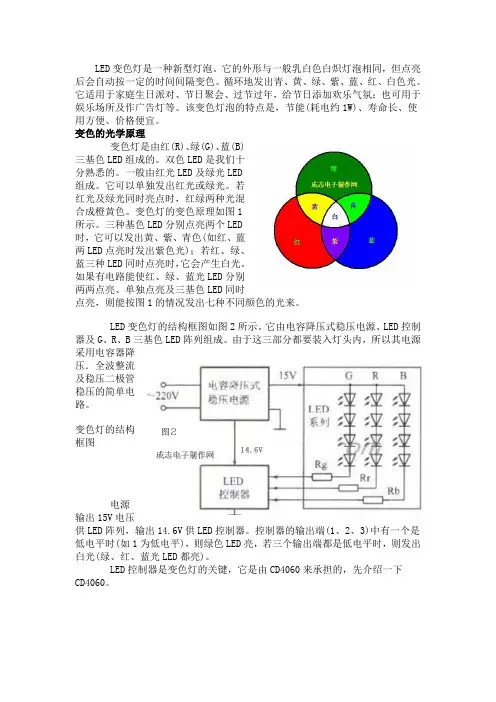 LED变色灯原理说明