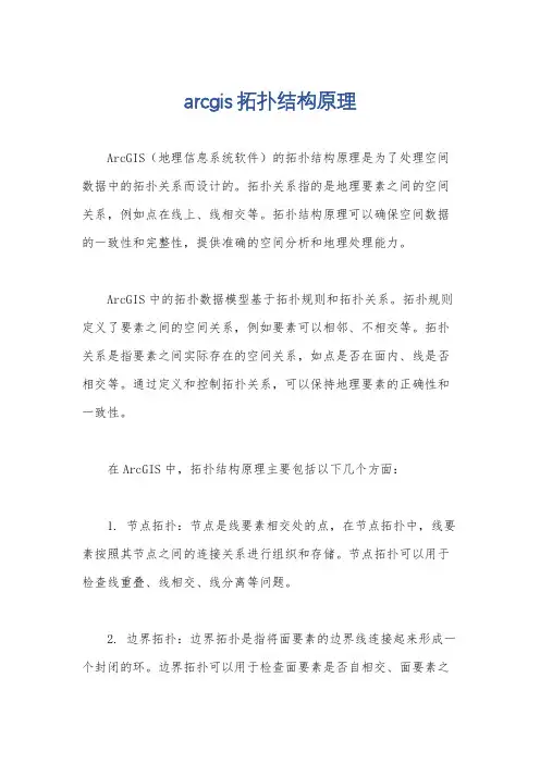 arcgis拓扑结构原理