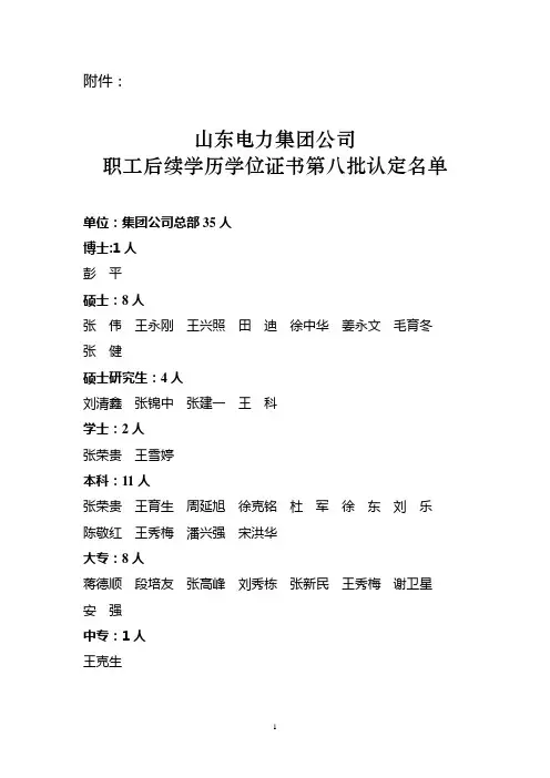 山东电力集团公司